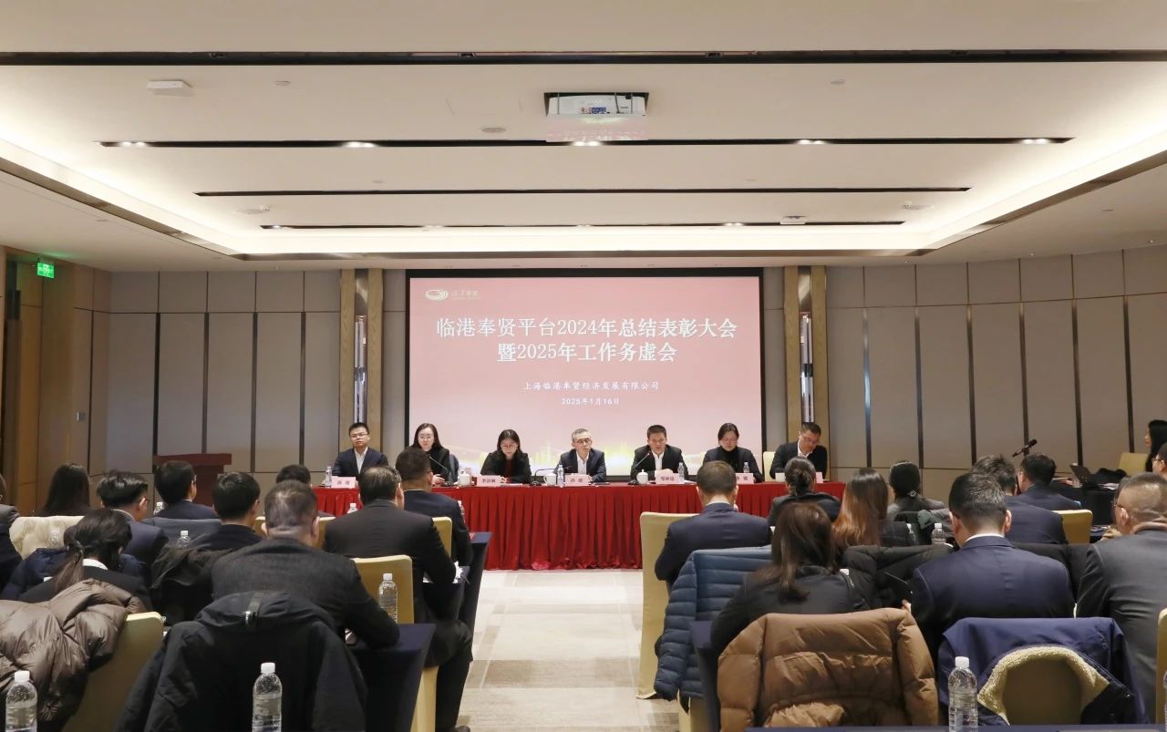 聚焦改革创新，加快转型发展——临港奉贤平台召开2024年总结表彰大会暨2025年工作务虚会